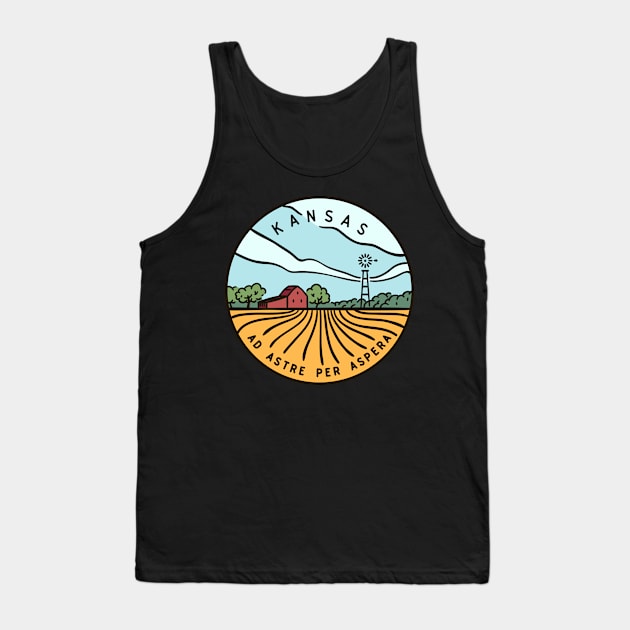 Kansas city united states of america day Tank Top by Indiestyle